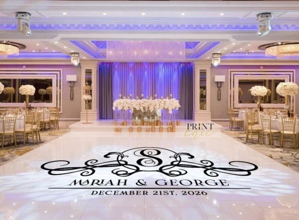 Custom Wedding Dance Floor Decal